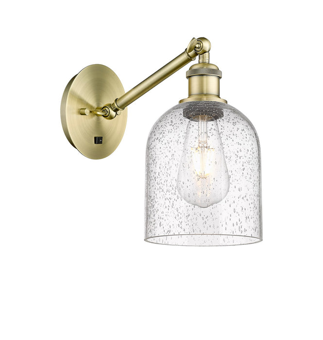 Innovations 317-1W-AB-G558-6SDY One Light Wall Sconce, Antique Brass