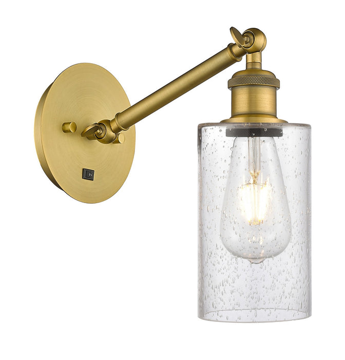 Innovations 317-1W-BB-G804 One Light Wall Sconce, Brushed Brass