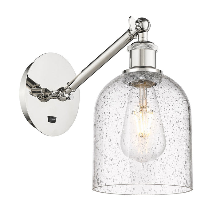 Innovations 317-1W-PN-G558-6SDY One Light Wall Sconce, Polished Nickel