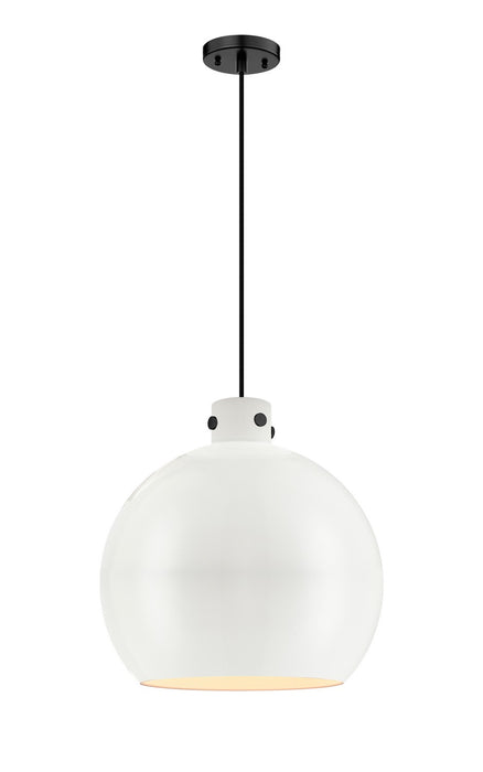 Innovations 410-1PL-BK-M410-18W One Light Pendant, Matte Black