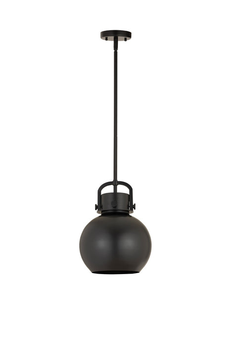 Innovations 410-1SM-BK-M410-10BK One Light Pendant, Matte Black