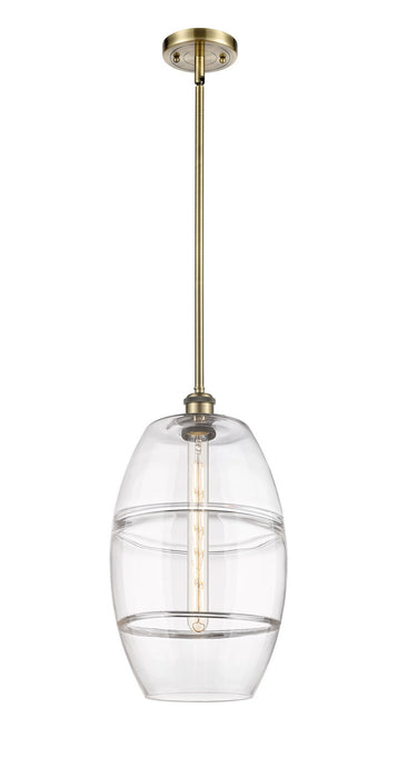 Innovations 516-1S-AB-G557-10CL One Light Mini Pendant, Antique Brass