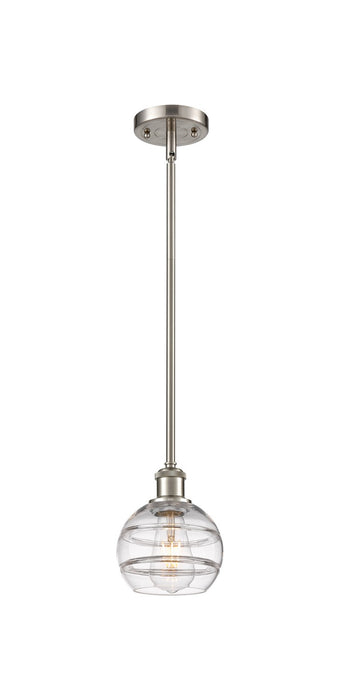 Innovations 516-1S-SN-G556-6CL One Light Mini Pendant, Brushed Satin Nickel