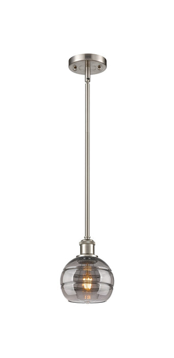Innovations 516-1S-SN-G556-6SM One Light Mini Pendant, Brushed Satin Nickel