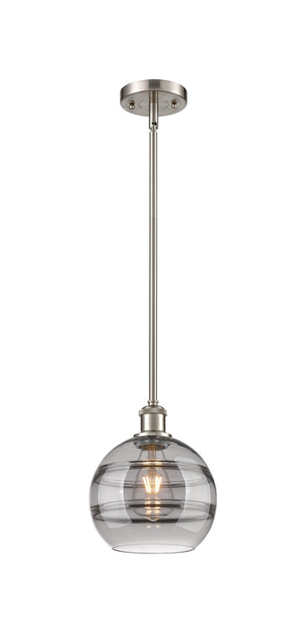 Innovations 516-1S-SN-G556-8SM One Light Mini Pendant, Brushed Satin Nickel