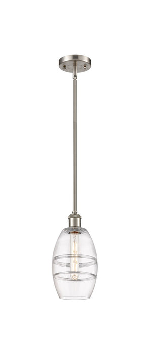 Innovations 516-1S-SN-G557-6CL One Light Mini Pendant, Brushed Satin Nickel