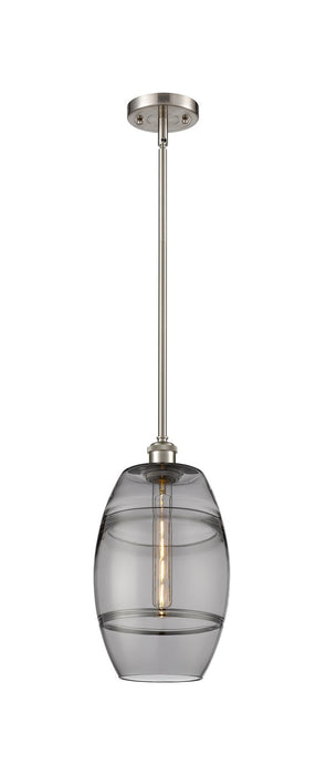 Innovations 516-1S-SN-G557-8SM One Light Mini Pendant, Brushed Satin Nickel