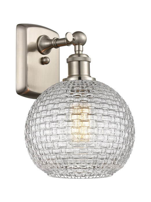 Innovations 516-1W-SN-G122C-8CL One Light Wall Sconce, Brushed Satin Nickel