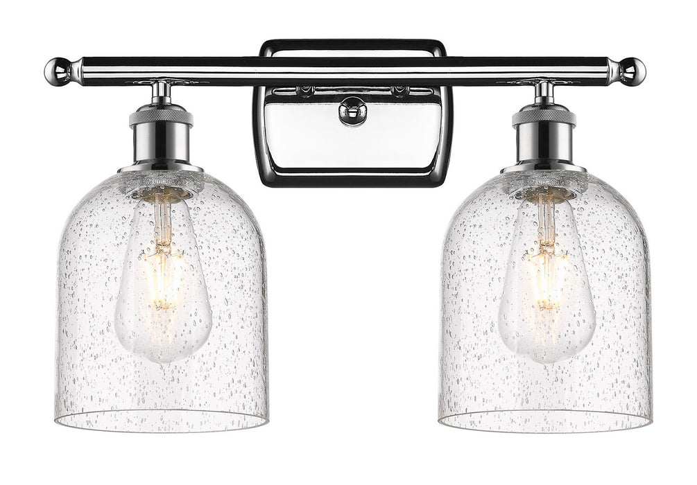 Innovations 516-2W-PC-G558-6SDY Two Light Bath Vanity, Polished Chrome