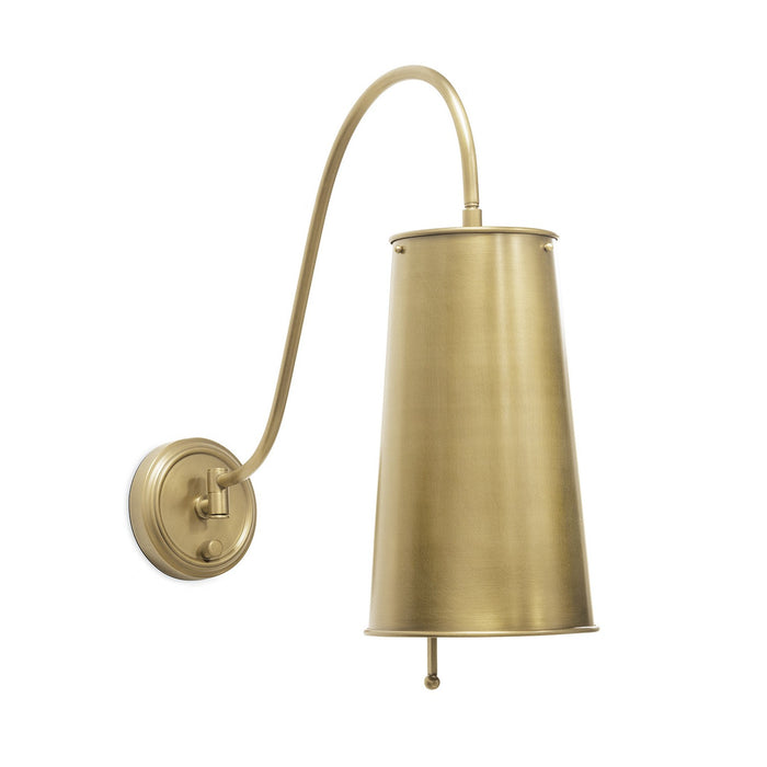 Regina Andrew 15-1194NB One Light Wall Sconce, Natural Brass