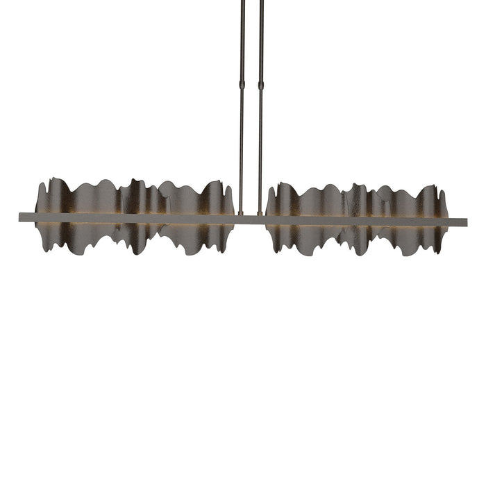 Hubbardton Forge 139652-LED-LONG-14-14 LED Pendant, Oil Rubbed Bronze
