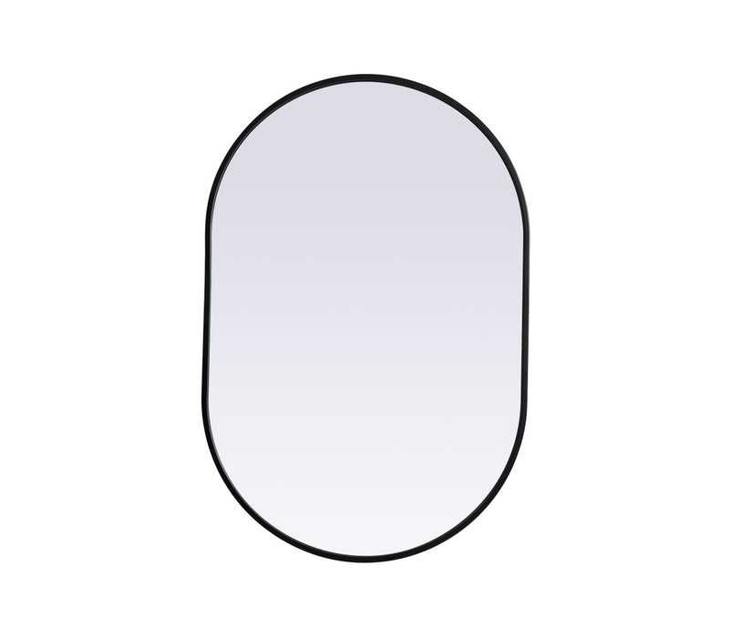 Elegant Lighting MR2A2436BLK Mirror, Black