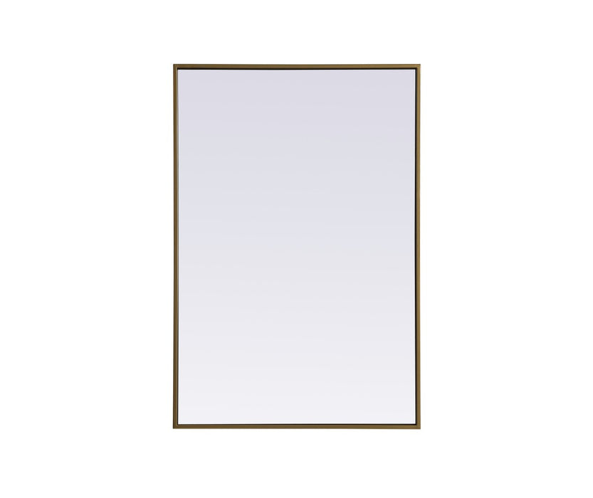 Elegant Lighting MR42436BR Mirror, Brass