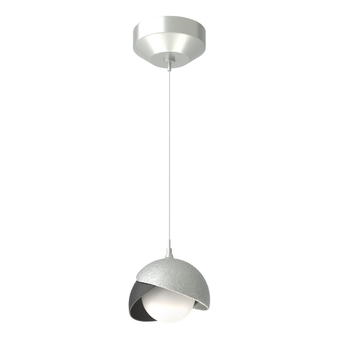 Hubbardton Forge 161183-SKT-STND-82-10-GG0711 One Light Mini Pendant, Vintage Platinum