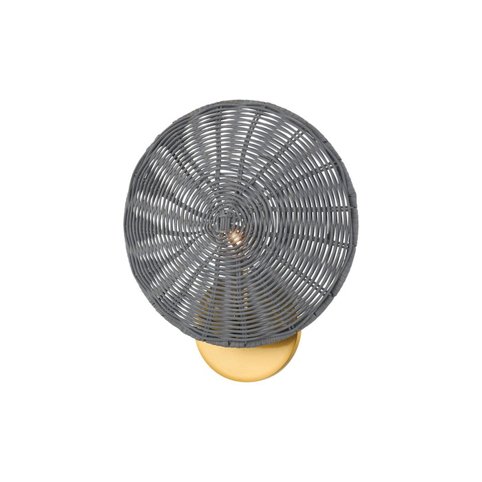 Mitzi H825101-AGB One Light Wall Sconce, Aged Brass