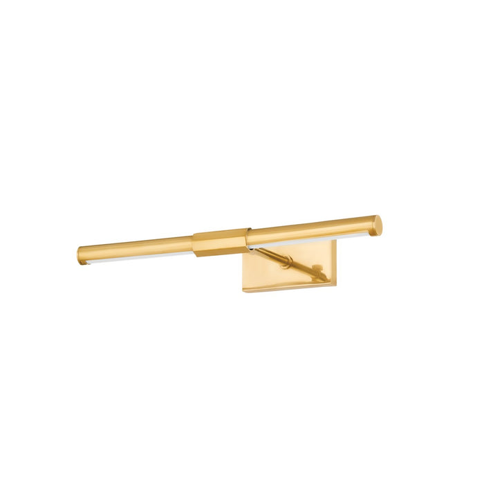 Hudson Valley 8515-AGB LED Picture Light, Aged Brass