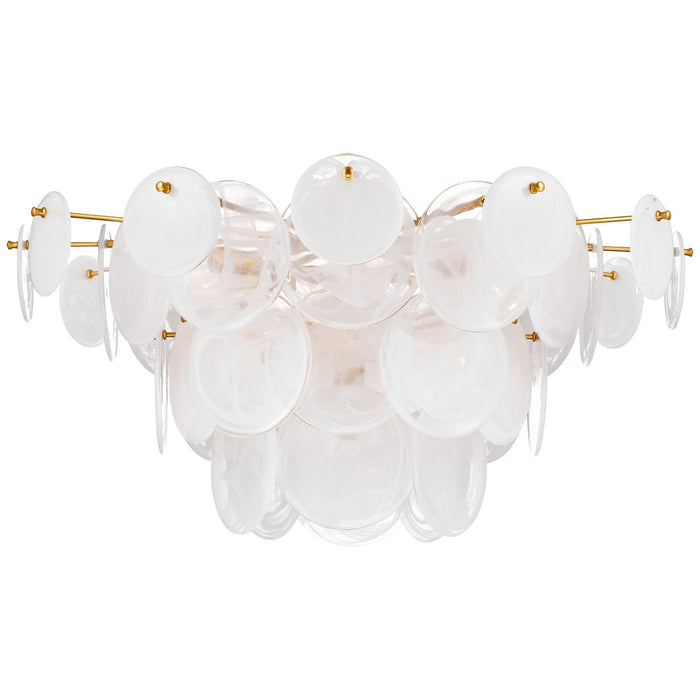 Visual Comfort Signature ARN 4453G-WSG LED Flush Mount, Gild