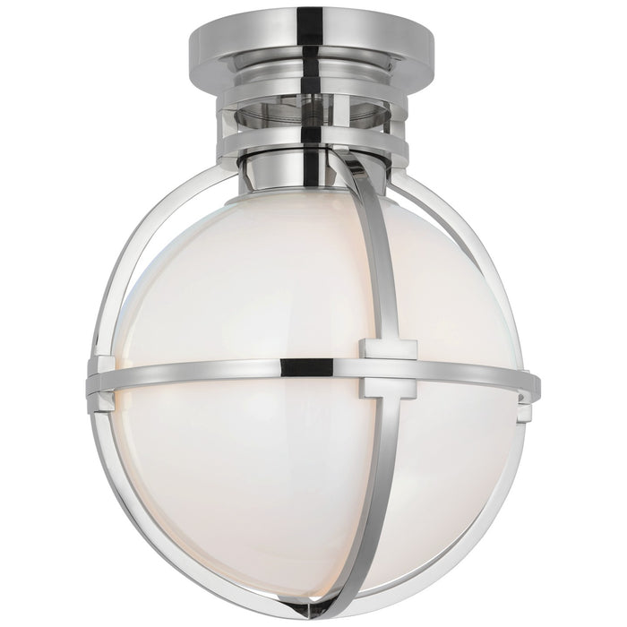 Visual Comfort Signature CHC 4483PN-WG LED Flush Mount, Polished Nickel