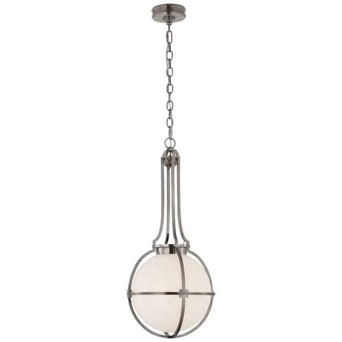 Visual Comfort Signature CHC 5483AN-WG LED Pendant, Antique Nickel