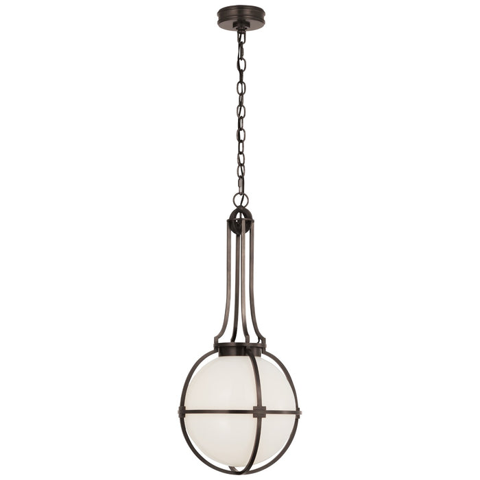 Visual Comfort Signature CHC 5483BZ-WG LED Pendant, Bronze