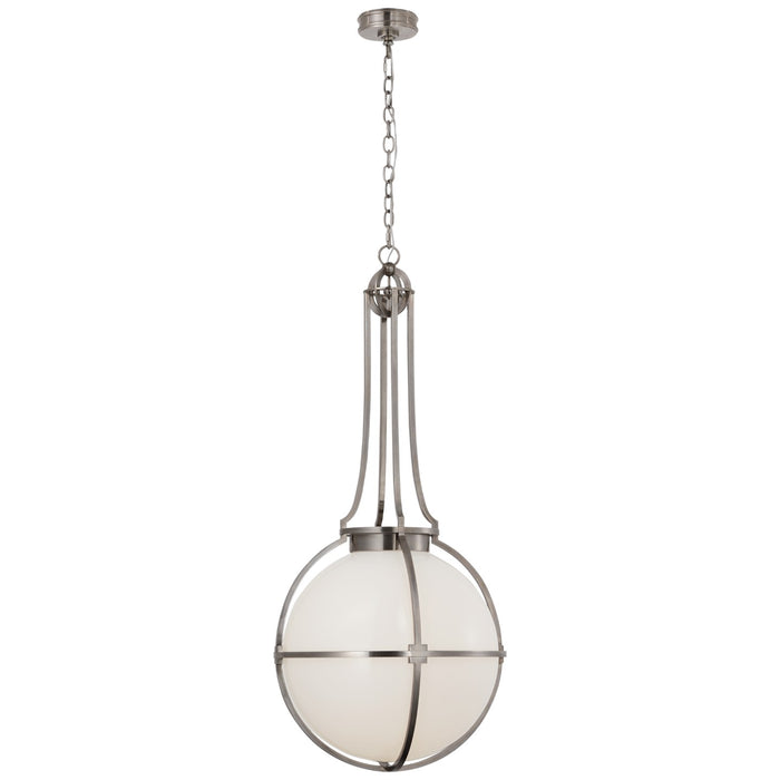 Visual Comfort Signature CHC 5484AN-WG LED Pendant, Antique Nickel