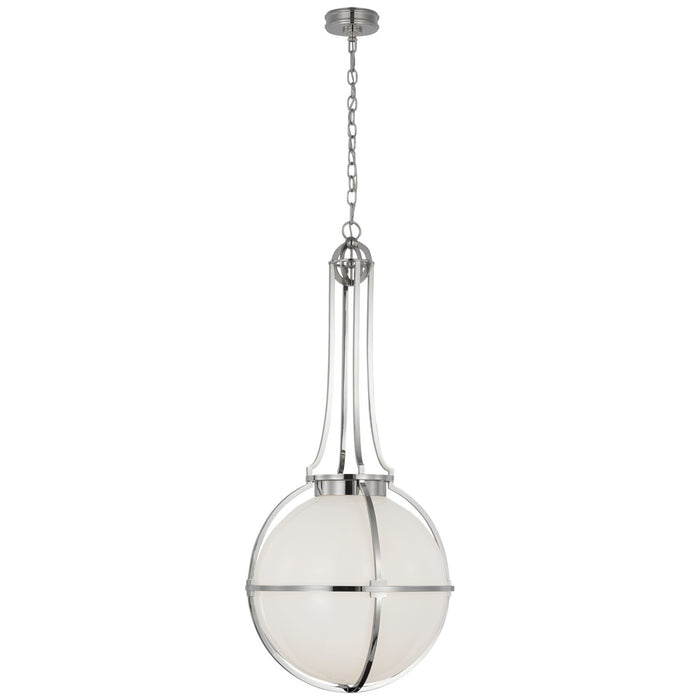 Visual Comfort Signature CHC 5484PN-WG LED Pendant, Polished Nickel