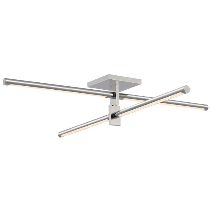 Visual Comfort Signature KW 4731PN LED Flush Mount, Polished Nickel