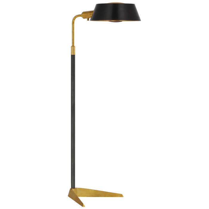 Visual Comfort Signature TOB 1148BZ/HAB LED Floor Lamp, Bronze and Hand-Rubbed Antique Brass