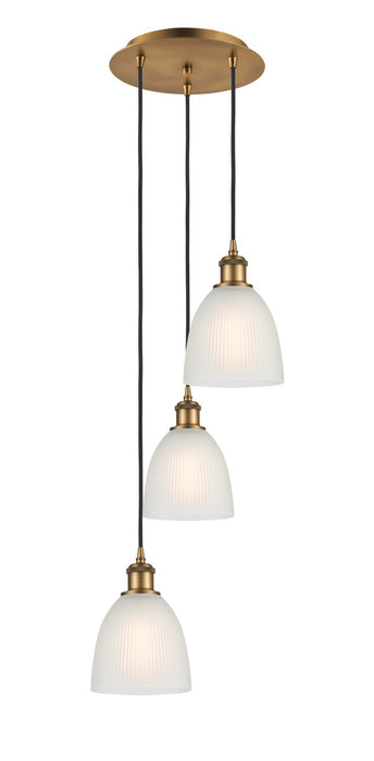Innovations 113B-3P-BB-G381 LED Pendant, Brushed Brass