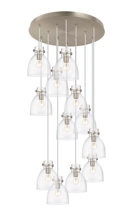 Innovations 126-410-1PS-SN-G412-8CL 12 Light Pendant, Brushed Satin Nickel
