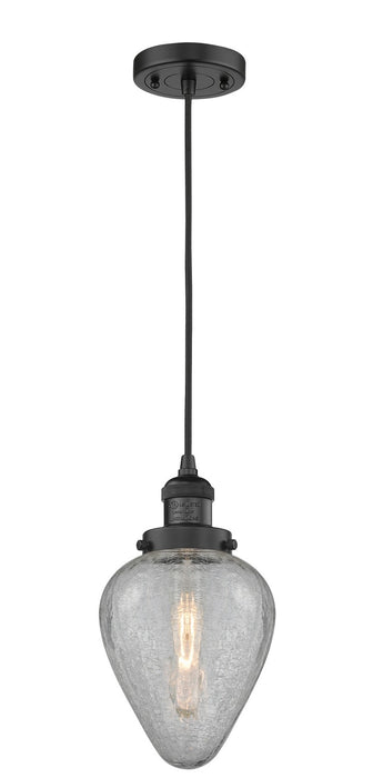 Innovations 201C-BK-G165-LED LED Mini Pendant, Matte Black