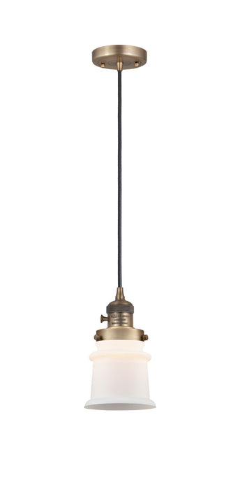 Innovations 201CSW-BB-G181S One Light Mini Pendant, Brushed Brass