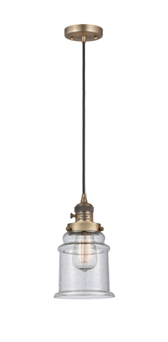 Innovations 201CSW-BB-G184-LED LED Mini Pendant, Brushed Brass