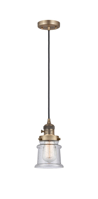 Innovations 201CSW-BB-G184S-LED LED Mini Pendant, Brushed Brass