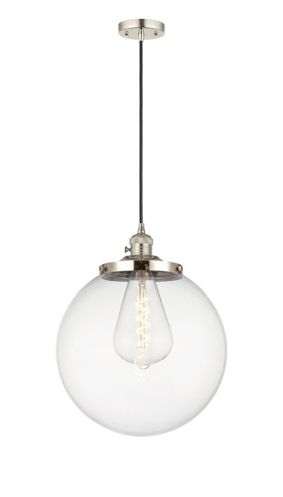 Innovations 201CSW-PN-G202-14 One Light Mini Pendant, Polished Nickel