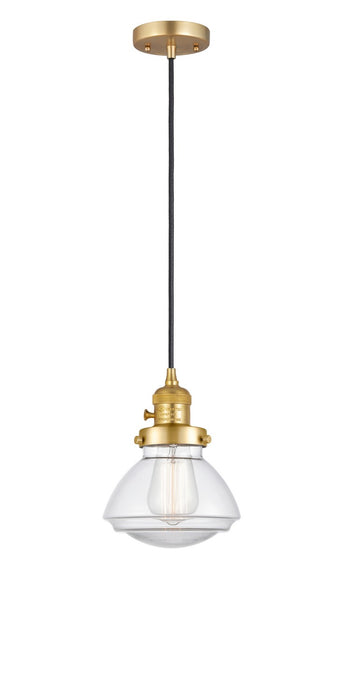 Innovations 201CSW-SG-G322 One Light Mini Pendant, Satin Gold