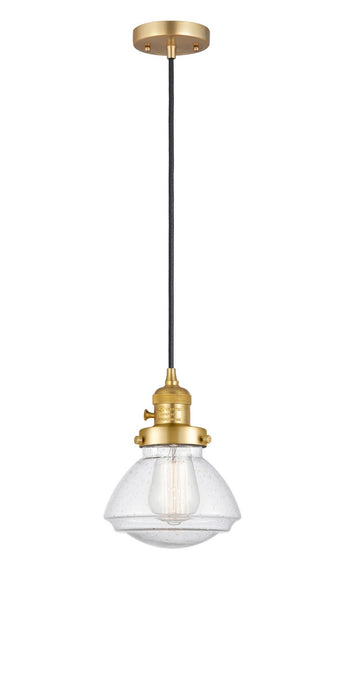 Innovations 201CSW-SG-G324 One Light Mini Pendant, Satin Gold