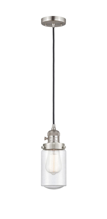 Innovations 201CSW-SN-G314 One Light Mini Pendant, Brushed Satin Nickel