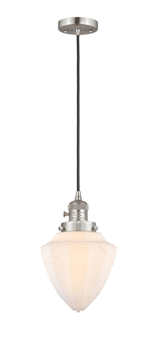 Innovations 201CSW-SN-G661-7-LED LED Mini Pendant, Brushed Satin Nickel
