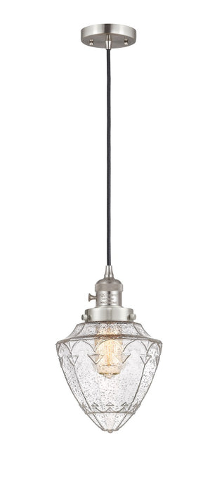 Innovations 201CSW-SN-G664-7-LED LED Mini Pendant, Brushed Satin Nickel