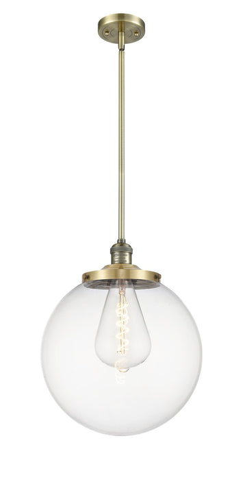 Innovations 201S-AB-G202-14 One Light Pendant, Antique Brass