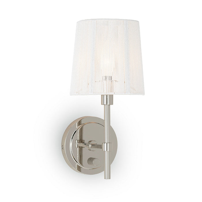 Regina Andrew 15-1221PN One Light Wall Sconce, Polished Nickel