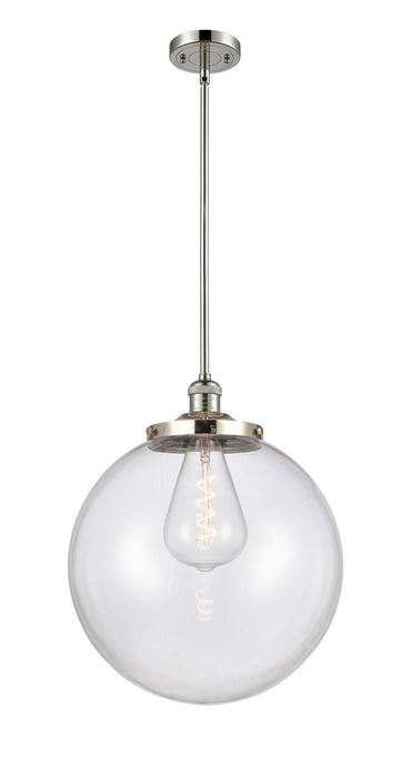 Innovations 201S-PN-G202-16 One Light Pendant, Polished Nickel