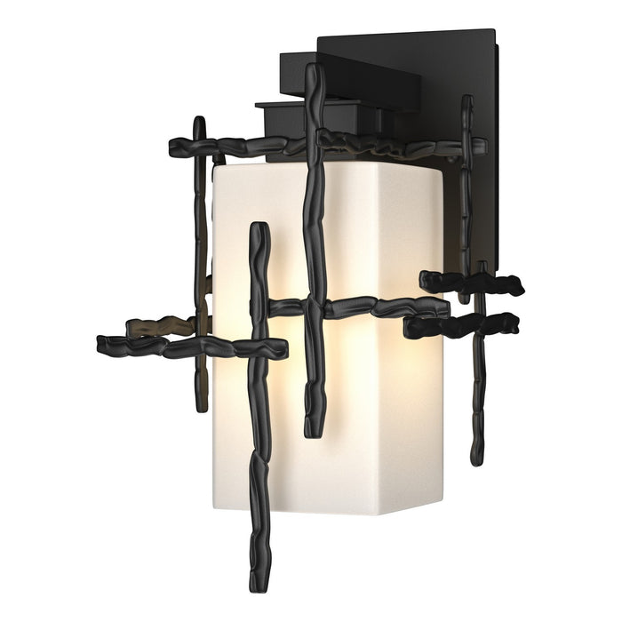 Hubbardton Forge 302580-SKT-80-GG0111 One Light Outdoor Wall Sconce, Coastal Black