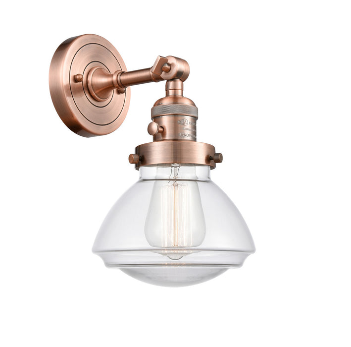 Innovations 203SW-AC-G322-LED LED Wall Sconce, Antique Copper