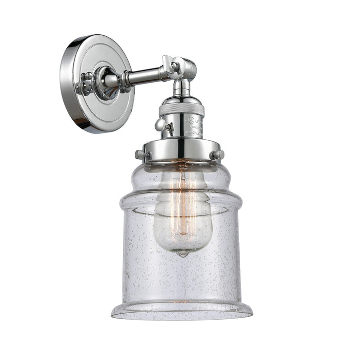 Innovations 203SW-PC-G184-LED LED Wall Sconce, Polished Chrome