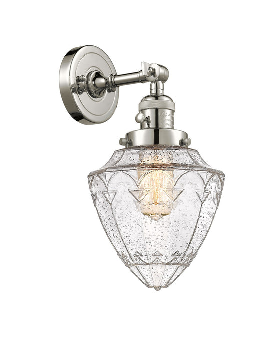 Innovations 203SW-PN-G664-7 One Light Wall Sconce, Polished Nickel