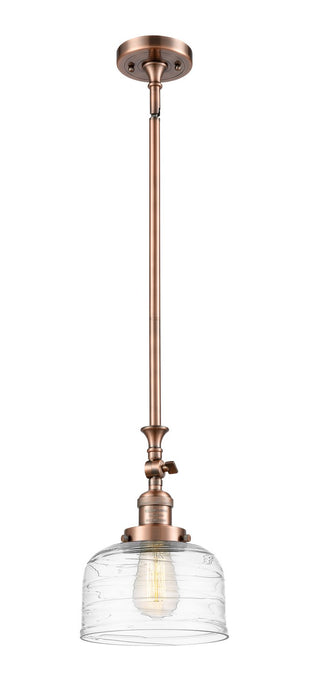 Innovations 206-AC-G713 One Light Mini Pendant, Antique Copper