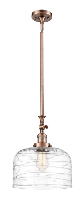 Innovations 206-AC-G713-L One Light Mini Pendant, Antique Copper