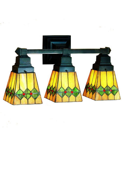 Meyda Tiffany 48034 Three Light Wall Sconce, Ha Flame